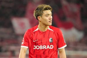 第10球，堂安律成五大联赛第7个单赛季进球上双的日本球员